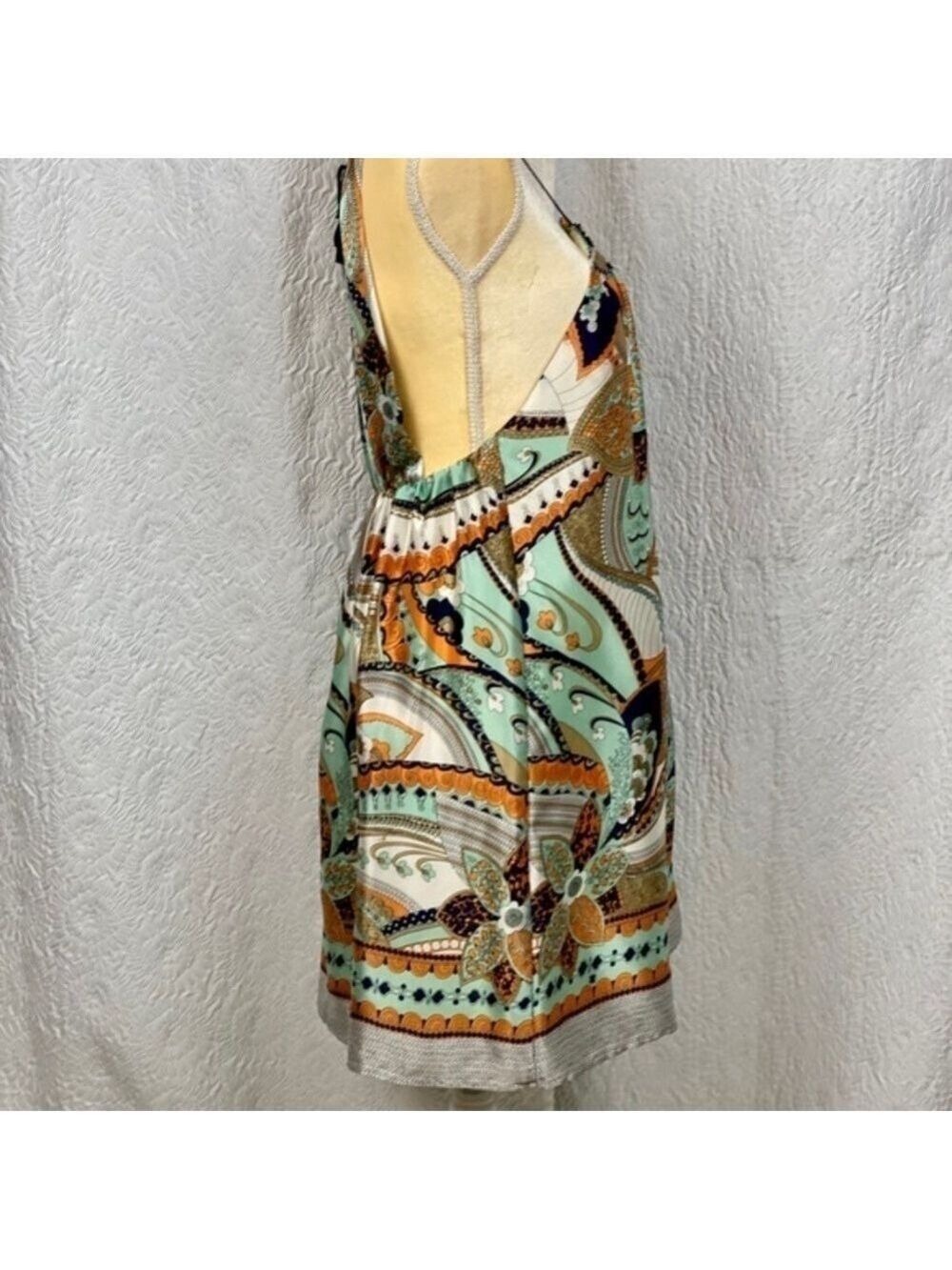 Arden B. Trapeze Racerback/Halter Mini Dress - Picture 4 of 11